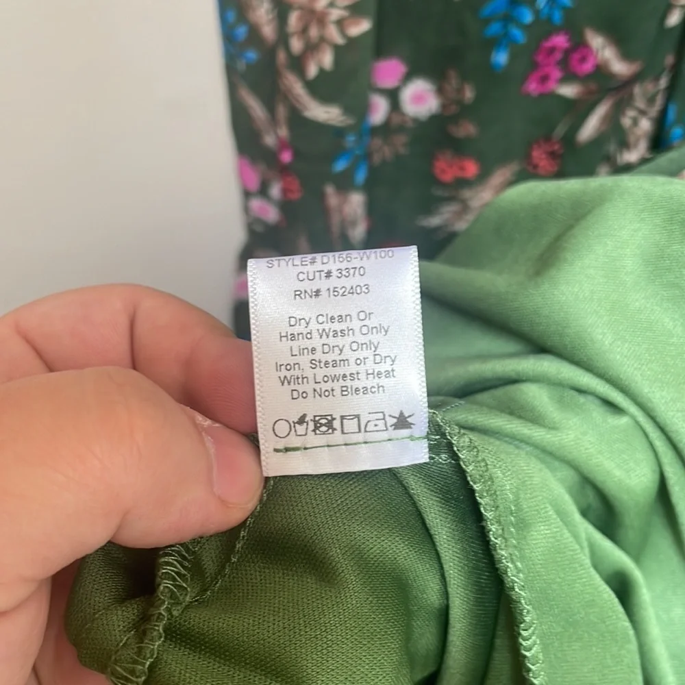 Marybelle Floral CottageCore Midi Dress 1x - Picture 6 of 6